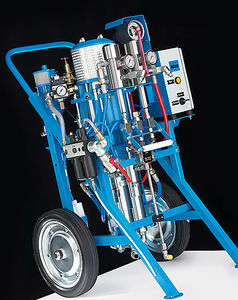 máquina de pulverización de pintura bicomponente