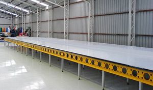 mesa de corte de aspiración