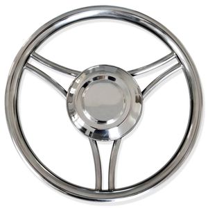 volante para barco de motor de acero inoxidable