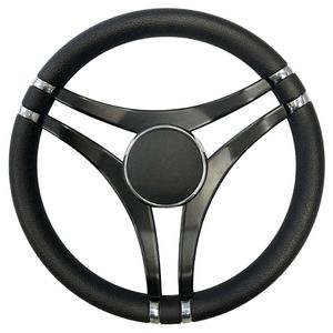 volante para barco de motor barnizado con poliuretano