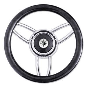 volante para barco de motor de acero inoxidable 1