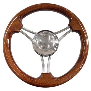 volante para barco de motor de acero inoxidable 1