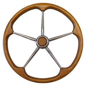volante para barco de motor de acero inoxidable 1
