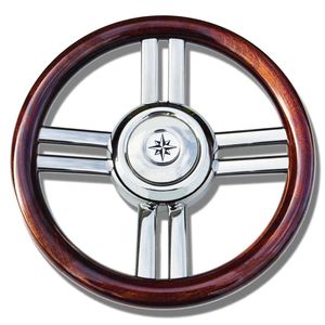 volante para barco de motor de acero inoxidable 1