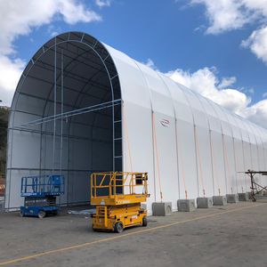 hangar para reparación de barcos