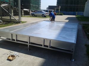 depósito de aguas residuales / para astillero naval / flexible / de plástico