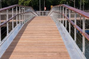 pasarela flotante