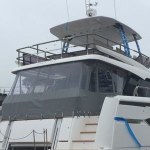 cierre de cockpit para barco a motor