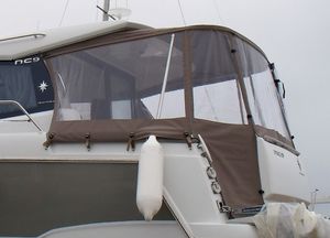 cierre de cockpit para barco a motor