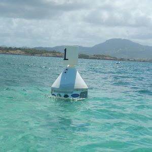 boya para la señalización de buceo