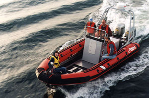 barco utilitario / fueraborda / de aluminio / embarcación neumática semirrígida