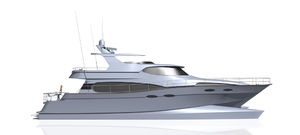 yate a motor catamarán 1