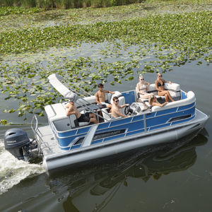 barco pontón fueraborda 1