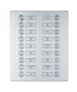 panel de mando para barco