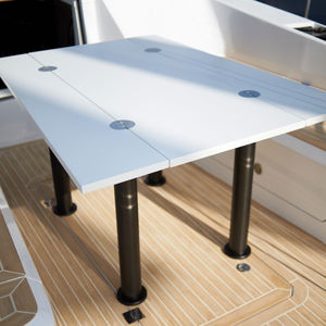 pie de mesa para barco desmontable