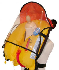 capucha para chaleco salvavidas inflable para uso profesional