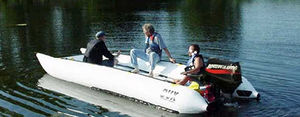embarcación neumática catamarán