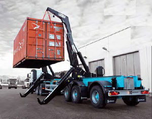 remolque portacontenedores / para terminal portuaria / de carga lateral / de autocarga