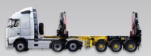 remolque portacontenedores / para terminal portuaria / de autocarga / de carga lateral