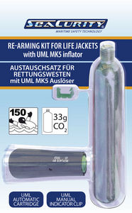 kit de recarga para chaleco inflable