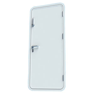 puerta para buque / para yate / semiestanca / con paneles de vidrio