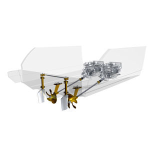 árbol de hélice para barco