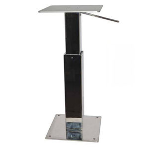 pie de mesa para barco ajustable / telescópico / de acero inoxidable