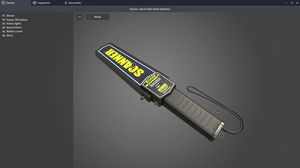 simulador de detector de metales portátil 1