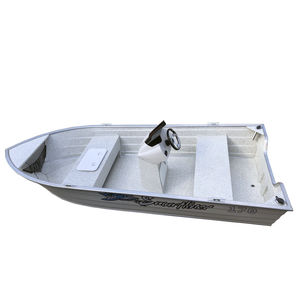 bote de aluminio / fueraborda / open / con consola central