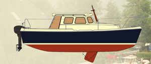 cabin-cruiser intraborda