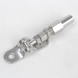 terminal para jarcia firme con clavija articulada
