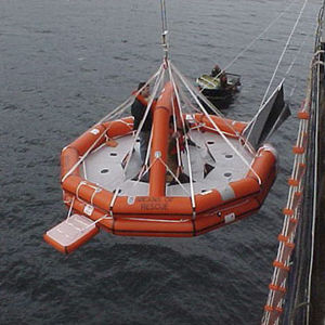 balsa salvavidas para buque