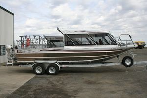 barco de pesca-crucero hidrojet / bimotor