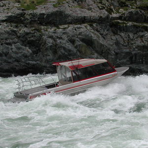 barco de pesca-crucero hidrojet / bimotor