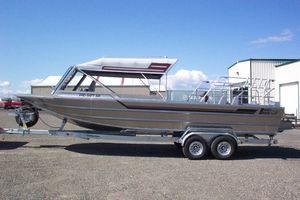 barco de pesca-crucero hidrojet / bimotor