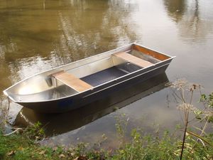 bote fueraborda / de aluminio / 4 personas máx.