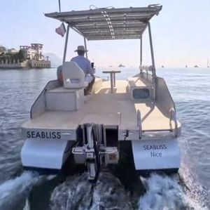 barco open catamarán