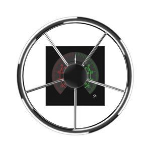 volante para barco de motor de acero inoxidable