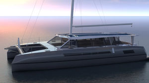 yate de vela catamarán