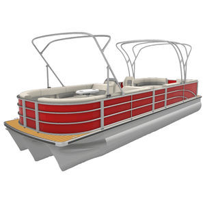 barco pontón fueraborda