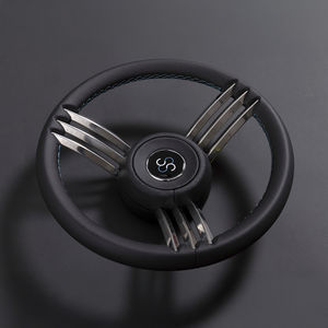 volante para barco de motor de acero inoxidable 1