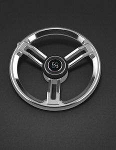 volante para barco de motor de acero inoxidable 1