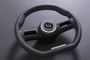 volante para barco de motor barnizado con poliuretano 1