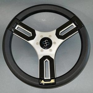 volante para barco de motor barnizado con poliuretano 1