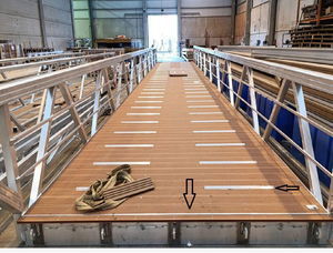 pasarela para puerto deportivo