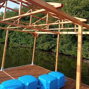 módulo para pantalán flotante modular