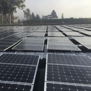 plataforma para huerto solar fotovoltaico