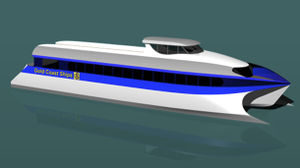 ferri de pasajeros catamarán