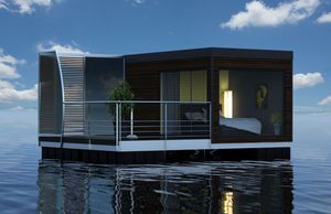 cabaña flotante
