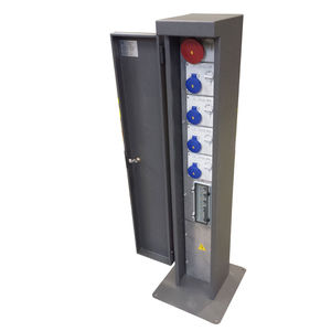 torreta de suministro de agua / de suministro eléctrico / para pantalán